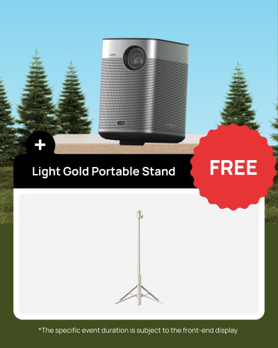 XGIMI Halo+ GTV 1080P Portable Projector, Google TV with Licensed Netflix, 700 ISO Lumens, 2 x 5W Harman Kardon, Auto Focus, ISA, Wi-Fi, 200” Screen, Built-in Battery with 2.5...
