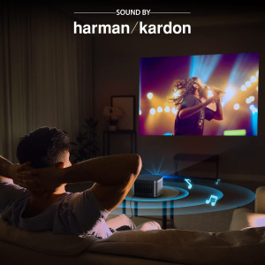 XGIMI Horizon 1080p FHD Projector 4K Supported Movie and Gaming Projector, 1500 ISO Lumens, Harman Kardon Speaker, Auto Focus&Keystone ISA Technology Android TV 10.0 Wireless...