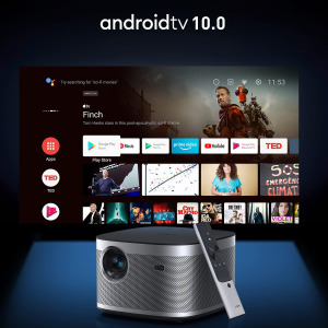 XGIMI Horizon 1080p FHD Projector 4K Supported Movie and Gaming Projector, 1500 ISO Lumens, Harman Kardon Speaker, Auto Focus&Keystone ISA Technology Android TV 10.0 Wireless...