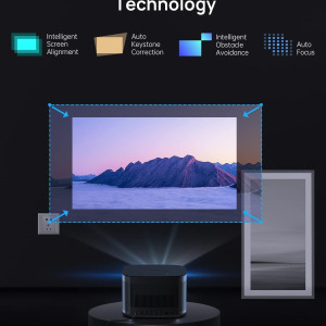 XGIMI Horizon Pro 4K Projector 1500 ISO Lumens, Android TV 10 Movie Projector with Integrated Harman Kardon Speaker, Auto Keystone & Focus, ISA Technology, Wireless Casting WiFi...