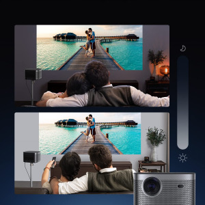 XGIMI Horizon Pro 4K Projector 1500 ISO Lumens, Android TV 10 Movie Projector with Integrated Harman Kardon Speaker, Auto Keystone & Focus, ISA Technology, Wireless Casting WiFi...