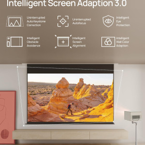 XGIMI HORIZON Ultra 4K Laser Dolby Vision Smart Home Theater Projector, ISA 3.0, 2300 ISO Lumens, Android TV 11.0, 2 * 12w Harman Kardon Speakers, Optical Zoom with WiFi and...