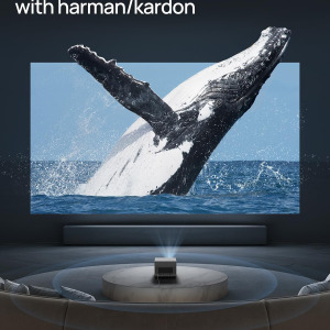 XGIMI HORIZON Ultra 4K Laser Dolby Vision Smart Home Theater Projector, ISA 3.0, 2300 ISO Lumens, Android TV 11.0, 2 * 12w Harman Kardon Speakers, Optical Zoom with WiFi and...