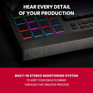 Akai Professional MPC Live II – Battery Powered Drum Machine, Sampler and Beat Maker With Speakers, Drum Pads, Synth Engines, Touch Display, and Native Instruments Integration