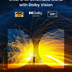 Anker NEBULA Cosmos 4K SE Laser+LED Dolby Vision Projector, 4K projector with 1800 ANSI Lumens High Brightness, 200" Huge Screen, Enhanced Image Quality, Google TV, Portable...