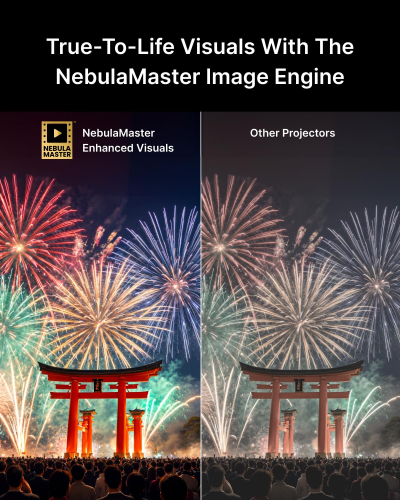 Anker NEBULA Cosmos 4K SE Laser+LED Dolby Vision Projector, 4K projector with 1800 ANSI Lumens High Brightness, 200" Huge Screen, Enhanced Image Quality, Google TV, Portable...