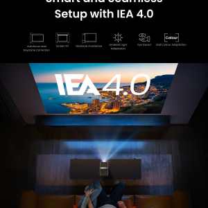 Anker NEBULA Cosmos 4K SE Laser+LED Dolby Vision Projector, 4K projector with 1800 ANSI Lumens High Brightness, 200" Huge Screen, Enhanced Image Quality, Google TV, Portable...