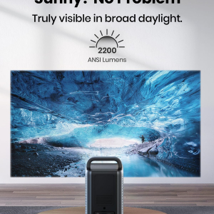 Anker NEBULA Cosmos Laser 4K Projector, Portable Projector with 2200 ANSI Lumens, Android TV 10.0, Autofocus, Auto Keystone Correction, Screen Fit, Home Theater with Wi-Fi &...
