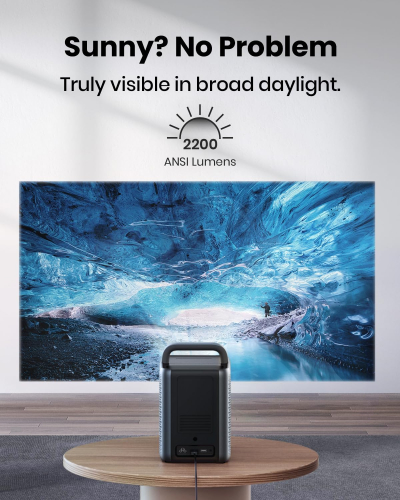 Anker NEBULA Cosmos Laser 4K Projector, Portable Projector with 2200 ANSI Lumens, Android TV 10.0, Autofocus, Auto Keystone Correction, Screen Fit, Home Theater with Wi-Fi &...