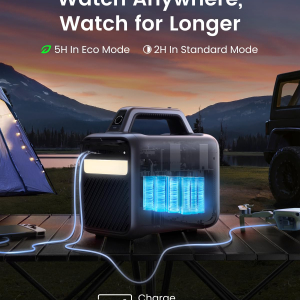 Anker NEBULA Mars 3 Outdoor Portable Projector, 1000 ANSI Lumens, AI-Powered Image, Built-In Battery with 5 Hour Playtime, Android TV, 200 Inch Home Theater, Camping, Road Trip,...