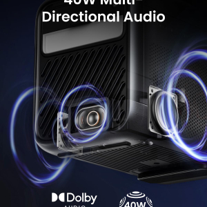 Anker NEBULA Mars 3 Outdoor Portable Projector, 1000 ANSI Lumens, AI-Powered Image, Built-In Battery with 5 Hour Playtime, Android TV, 200 Inch Home Theater, Camping, Road Trip,...