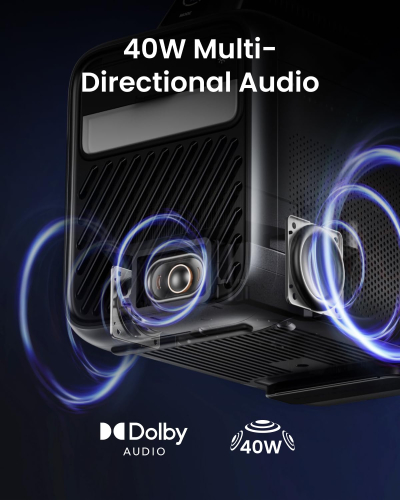 Anker NEBULA Mars 3 Outdoor Portable Projector, 1000 ANSI Lumens, AI-Powered Image, Built-In Battery with 5 Hour Playtime, Android TV, 200 Inch Home Theater, Camping, Road Trip,...