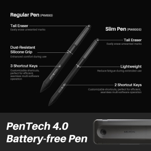 HUION KAMVAS Pro 27 4K UHD Drawing Tablet with Screen, PenTech 4.0 Battery-Free Stylus with 2nd Gen Anti-Glare Etched Glass Full Laminated Graphics Tablet, 98% Adobe RGB...