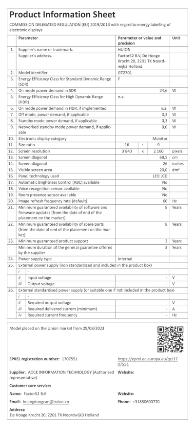 HUION KAMVAS Pro 27 4K UHD Drawing Tablet with Screen, PenTech 4.0 Battery-Free Stylus with 2nd Gen Anti-Glare Etched Glass Full Laminated Graphics Tablet, 98% Adobe RGB...