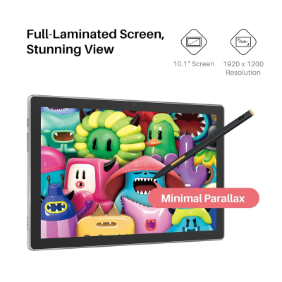 HUION Kamvas Slate 10 Standalone Drawing Tablet with Full-Laminated Screen, 10.1" FHD Digital Art Tablet No Computer Needed, with 4096 Levels Stylus Pen, Android 12, 8GB+128GB...