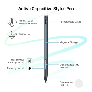 HUION Kamvas Slate 10 Standalone Drawing Tablet with Full-Laminated Screen, 10.1" FHD Digital Art Tablet No Computer Needed, with 4096 Levels Stylus Pen, Android 12, 8GB+128GB...