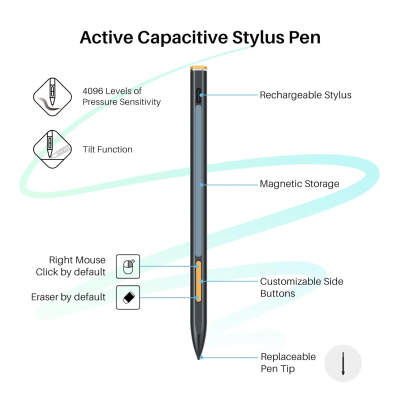 HUION Kamvas Slate 10 Standalone Drawing Tablet with Full-Laminated Screen, 10.1" FHD Digital Art Tablet No Computer Needed, with 4096 Levels Stylus Pen, Android 12, 8GB+128GB...