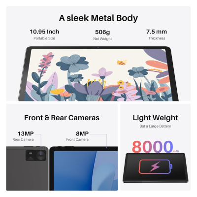 HUION Kamvas Slate 11 Drawing Pad 11" Standalone Drawing Tablet with Full-Laminated Screen, 90Hz High Refresh Rate Digital Art Tablet, with 4096 Levels Hyper Pencil, Android 14,...