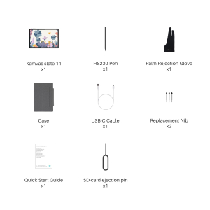 HUION Kamvas Slate 11 Drawing Pad 11" Standalone Drawing Tablet with Full-Laminated Screen, 90Hz High Refresh Rate Digital Art Tablet, with 4096 Levels Hyper Pencil, Android 14,...