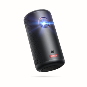 NEBULA Capsule 3 1080p Mini Projector, Smart 200 ANSI-Lumen Portable Projector with Official Google TV, Built-In Netflix, Dolby Digital, 120-Inch Picture, Built-In Battery with...