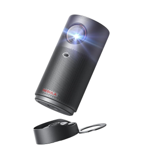 NEBULA Capsule 3 1080p Mini Projector, Smart 200 ANSI-Lumen Portable Projector with Official Google TV, Built-In Netflix, Dolby Digital, 120-Inch Picture, Built-In Battery with...