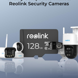 REOLINK 128GB microSDXC UHS-I Memory Card, Compatible with REOLINK Security Cameras, 2 Pack