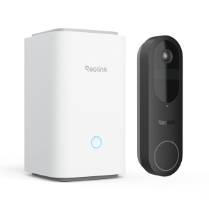 Reolink 2K Battery Video Doorbell with Home Hub, 2.4/5GHz Wi-Fi Doorbell Camera Wireless, 1:1 Head-to-Toe View, Package/Person/Vehicle Detection, Video Call, 64GB Local Storage...