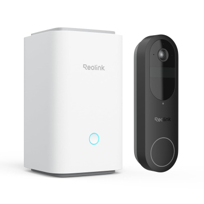 Reolink 2K Battery Video Doorbell with Home Hub, 2.4/5GHz Wi-Fi Doorbell Camera Wireless, 1:1 Head-to-Toe View, Package/Person/Vehicle Detection, Video Call, 64GB Local Storage...