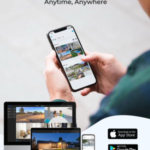 Reolink 4K PoE NVR 8 Channel CCTV Camera System Network Video Recorder with 2TB Hard Drive Supports 12MP/8MP/5MP/4MP/1080P HD PoE IP Camera 24/7 Surveillance Recording, RLN8-410