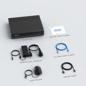 Reolink 4K PoE NVR 8 Channel CCTV Camera System Network Video Recorder with 2TB Hard Drive Supports 12MP/8MP/5MP/4MP/1080P HD PoE IP Camera 24/7 Surveillance Recording, RLN8-410