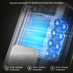 Reolink High-Capacity Solar-Powered Battery Pack, 12800mAh, Compatible with Reolink Battery Cameras, Outdoor Use, RLA-BP1