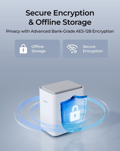 Reolink Home Hub Pro with 2TB HDD for Security Cameras, All-in-one Centre, Local Expandable Storage up to 16TB, AES-128 Encryption, 2.4/5GHz Wi-Fi 6, 120dB Siren, Alarm System