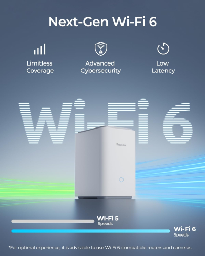 Reolink Home Hub Pro with 2TB HDD for Security Cameras, All-in-one Centre, Local Expandable Storage up to 16TB, AES-128 Encryption, 2.4/5GHz Wi-Fi 6, 120dB Siren, Alarm System