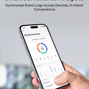 Reolink Home Hub Pro with 2TB HDD for Security Cameras, All-in-one Centre, Local Expandable Storage up to 16TB, AES-128 Encryption, 2.4/5GHz Wi-Fi 6, 120dB Siren, Alarm System