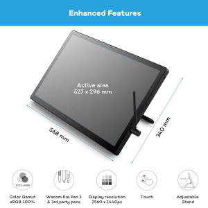 Wacom Cintiq 24 (2025 Edition) Drawing Tablet