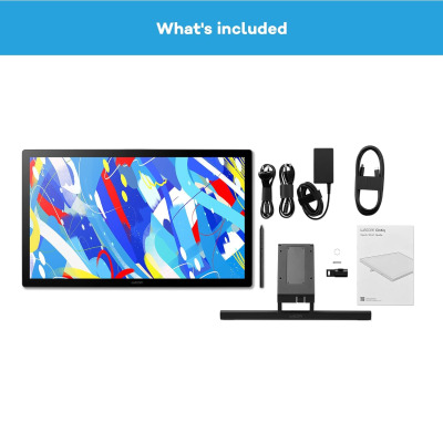 Wacom Cintiq 24 Touch (2025 Edition) Drawing Tablet – Multi-Touch 2.5K Pen Display with Wacom Pro Pen 3, Anti-Glare Etched Glass, and Ergonomic Adjustable Stand