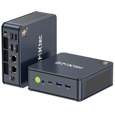 GMKtec Mini-PC 5825U (beat Ryzen 7 5850U), M5 Plus Dual LAN 2.5G Desktop Computer, AMD Ryzen 7 5825U (8C/16T 4.50GHz), 32GB DDR4 RAM + 1TB PCIe-SSD, WiFi 6E, USB 3.2, USB-C, BT...