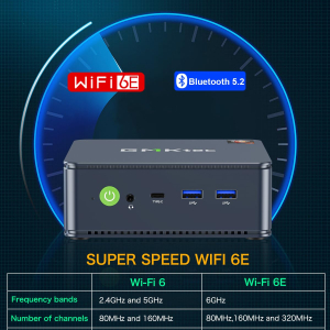 GMKtec Mini-PC 5825U (beat Ryzen 7 5850U), M5 Plus Dual LAN 2.5G Desktop Computer, AMD Ryzen 7 5825U (8C/16T 4.50GHz), 32GB DDR4 RAM + 1TB PCIe-SSD, WiFi 6E, USB 3.2, USB-C, BT...