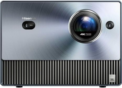 Hisense 4K Trichroma Mini Laser Projector C1TUK 65-300'' Proejection Size, Triple Colour, Dolby Vision&Atmos, JBL Audio and VIDAA Smart OS, and Netflix, YouTube, Prime Video