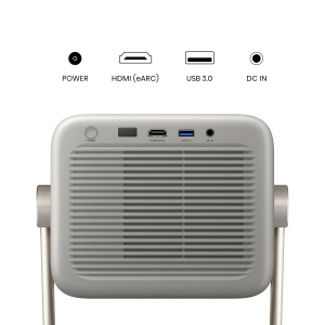 Hisense 4K Trichroma Mini Laser Projector C1TUK 65-300'' Proejection Size, Triple Colour, Dolby Vision&Atmos, JBL Audio and VIDAA Smart OS, and Netflix, YouTube, Prime Video