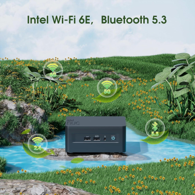 Intel NUC 13 Pro Mini PC, Core i5-1340P Processor Mini Computer (12 Cores, 16 Threads, up to 4.6GHz), NUC 13 i5 Barebone Mini Desktop PC Support 8K UHD/WiFi 6E/BT...