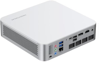 MINISFORUM Elite Mini M1-1295 Mini PC Barebone with Intel Core i9-12950HX (16C/24T, Turbo up to 5.0GHz), HDMI 2.1/DP 1.4/USB-C, LAN 2.5GbE, 4x USB-A, Wi-Fi 6E, BT 5.2（NO RAM/SSD/OS