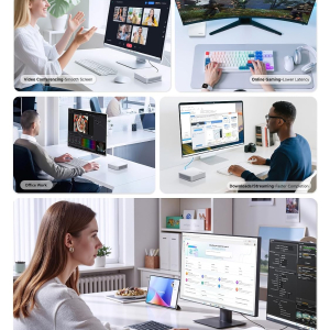 MINISFORUM Elite Mini M1-1295 Mini PC Barebone with Intel Core i9-12950HX (16C/24T, Turbo up to 5.0GHz), HDMI 2.1/DP 1.4/USB-C, LAN 2.5GbE, 4x USB-A, Wi-Fi 6E, BT 5.2（NO RAM/SSD/OS