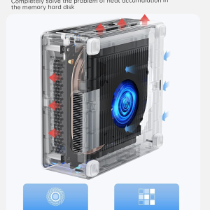 MINISFORUM Mini PC NAB6 Lite Intel Core i5-12600H,12 Cores 16 Threads,up to 4.5GHz 16GB RAM DDR4 500GB PCIe4.0 SSD Dual 2.5 G RJ45 LAN Mini Computer,2 x HDMI,7 x USB Port,WiFi...