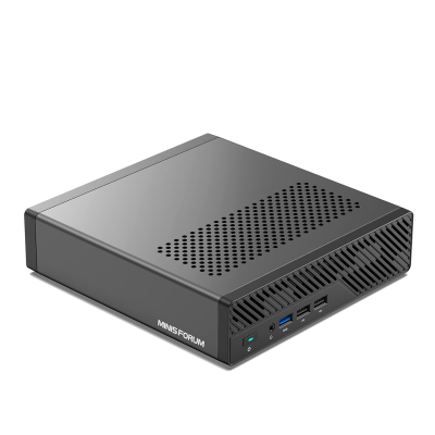 MINISFORUM MS-01 Mini Workstation Barebone PC,with Intel Core i9-12900H (vPro Enterprise Support) Mini PC,2x 10Gbps SFP+/2x 2.5G RJ45/2x USB4/HDIM/1x PCIe4.0x16 slot/Support 3x...