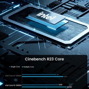 MINISFORUM MS-01 Mini Workstation Intel Core i9-13900H (vPro Enterprise Support) 32GB DDR5 1TB SSD Mini PC,2x 10Gbps SFP+/2x 2.5G RJ45/2x USB4/HDIM/1x PCIe4.0x16 slot/Support 3x...