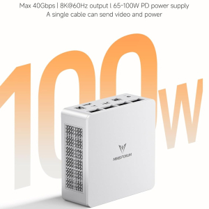 MINISFORUM UM750L Slim Mini PC, AMD Ryzen 5 7545U Mini Computer(6C/12T, Up to 4.9GHz), 32GB LPDDR5 RAM & 1TB PCIe 4.0 SSD, HDMI/DP/USB4, 4 x USB Type A,2.5G LAN,WIFI6E/BT5.3