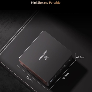MINISFORUM UM890 Pro Mini PC, AMD Ryzen 9 8945HS (up to 5.2GHz) Mini Computers, 64GB DDR5 5600MHz RAM&1TB PCIe 4.0 SSD, Mini Desktop Quad Display HDMI/DP1.4/USB-C, AMD Radeon...