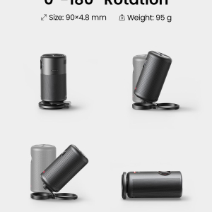 NEBULA Anker Projector ultra compact desktop foldable stand, easy setup, 180-degree rotation, Fits Capsule series, 200g, fit in official case