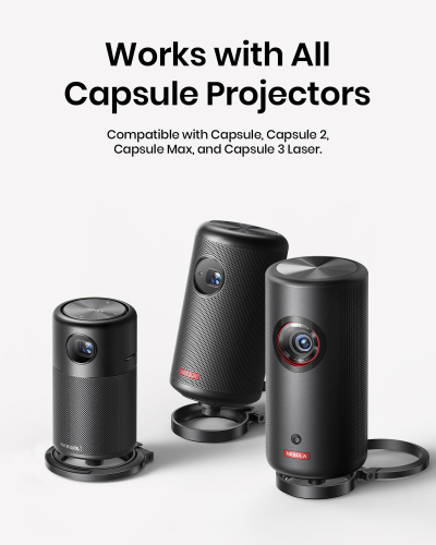 NEBULA Anker Projector ultra compact desktop foldable stand, easy setup, 180-degree rotation, Fits Capsule series, 200g, fit in official case